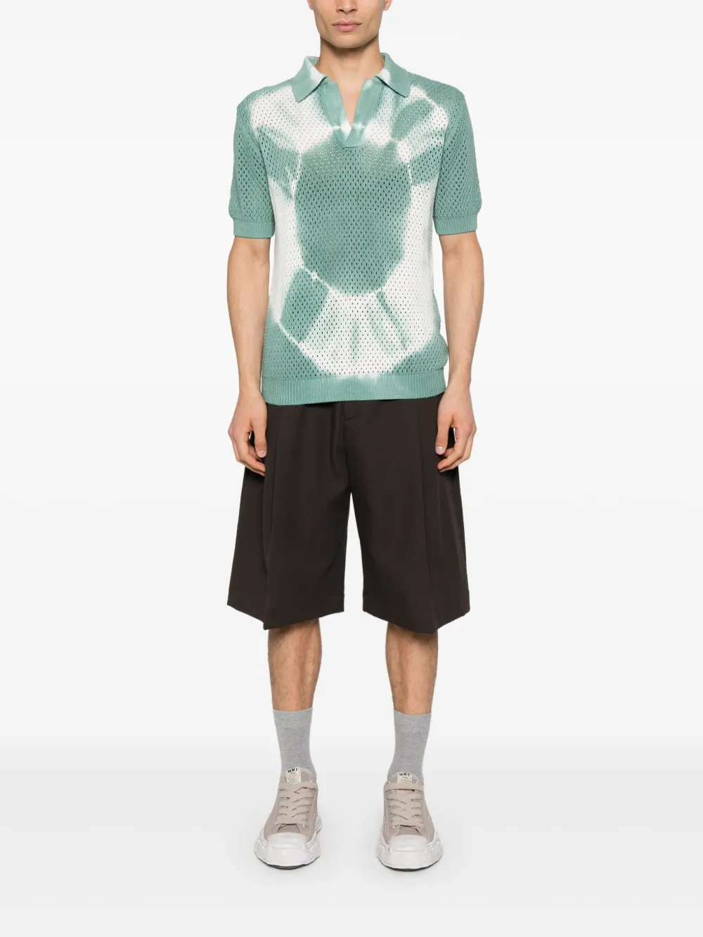 Mauna Kea Shibori top - Groen