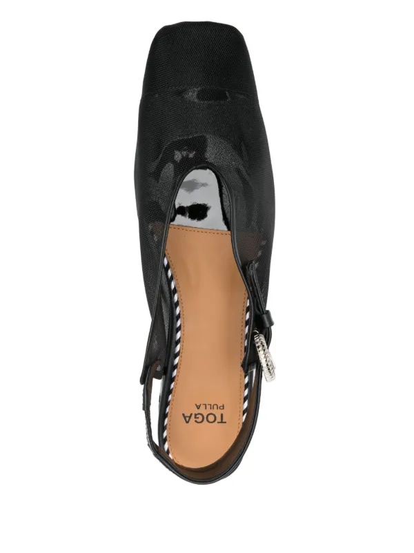 TOGA PULLA メッシュ ブラックパンプス　size37 Toga Pulla メッシュ パンプス | ブラック | FARFETCH JP