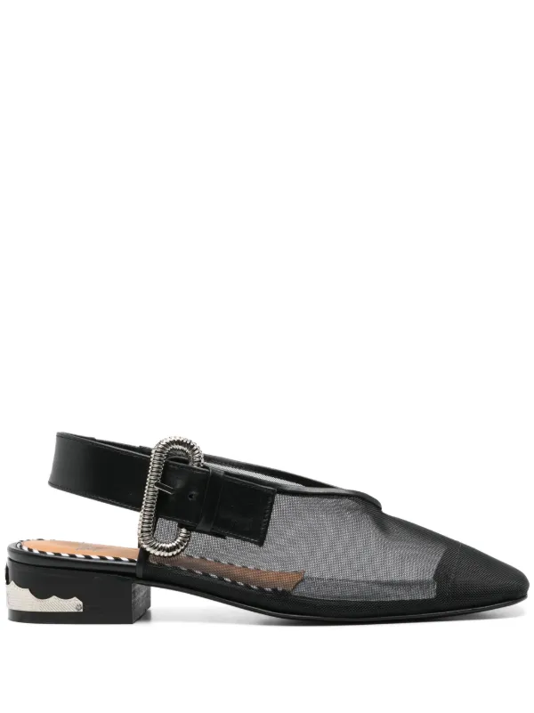 TOGA PULLA メッシュ ブラックパンプス　size37 Toga Pulla メッシュ パンプス | ブラック | FARFETCH JP