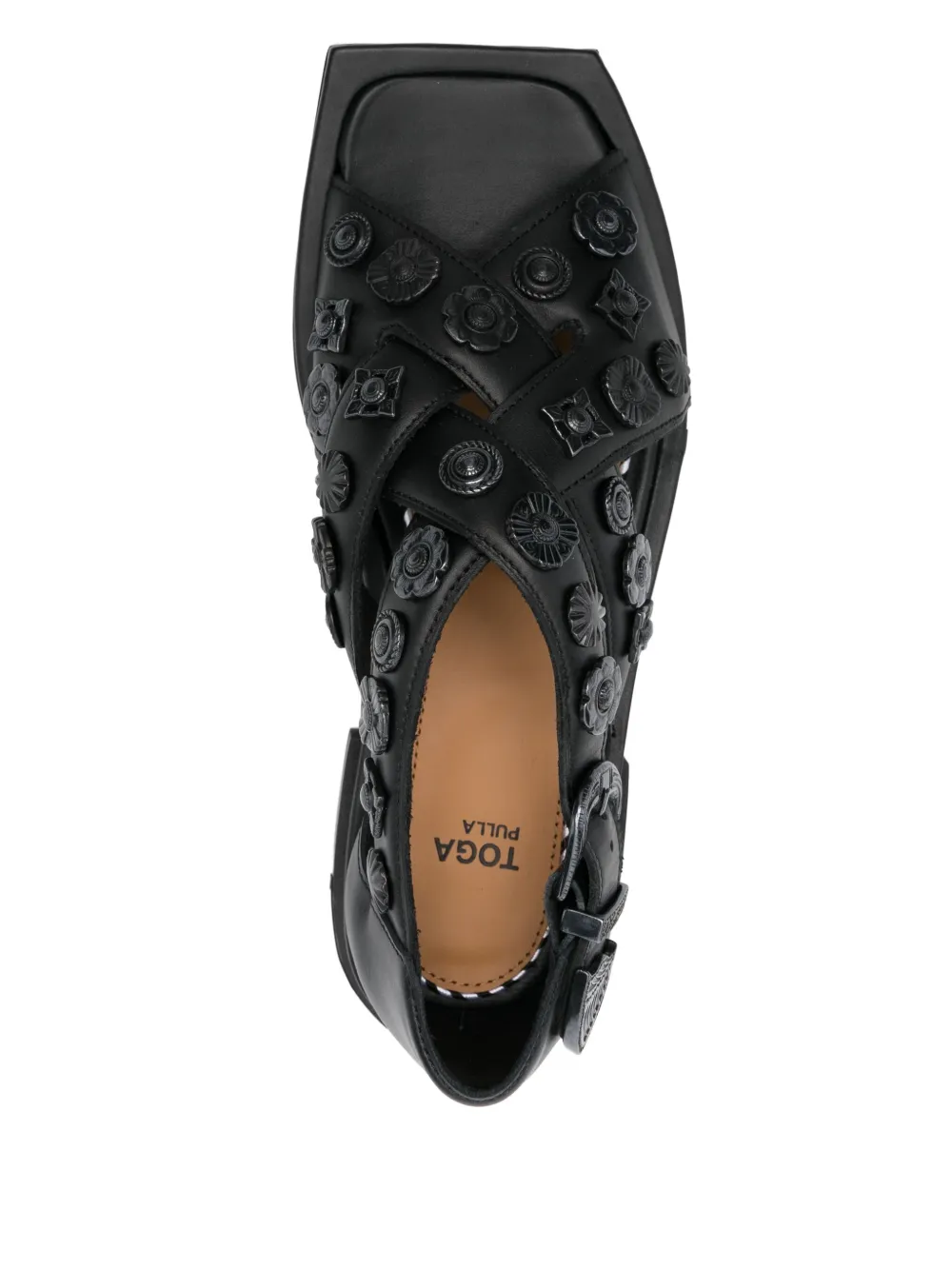 Shop Toga Cross-strap Sandals