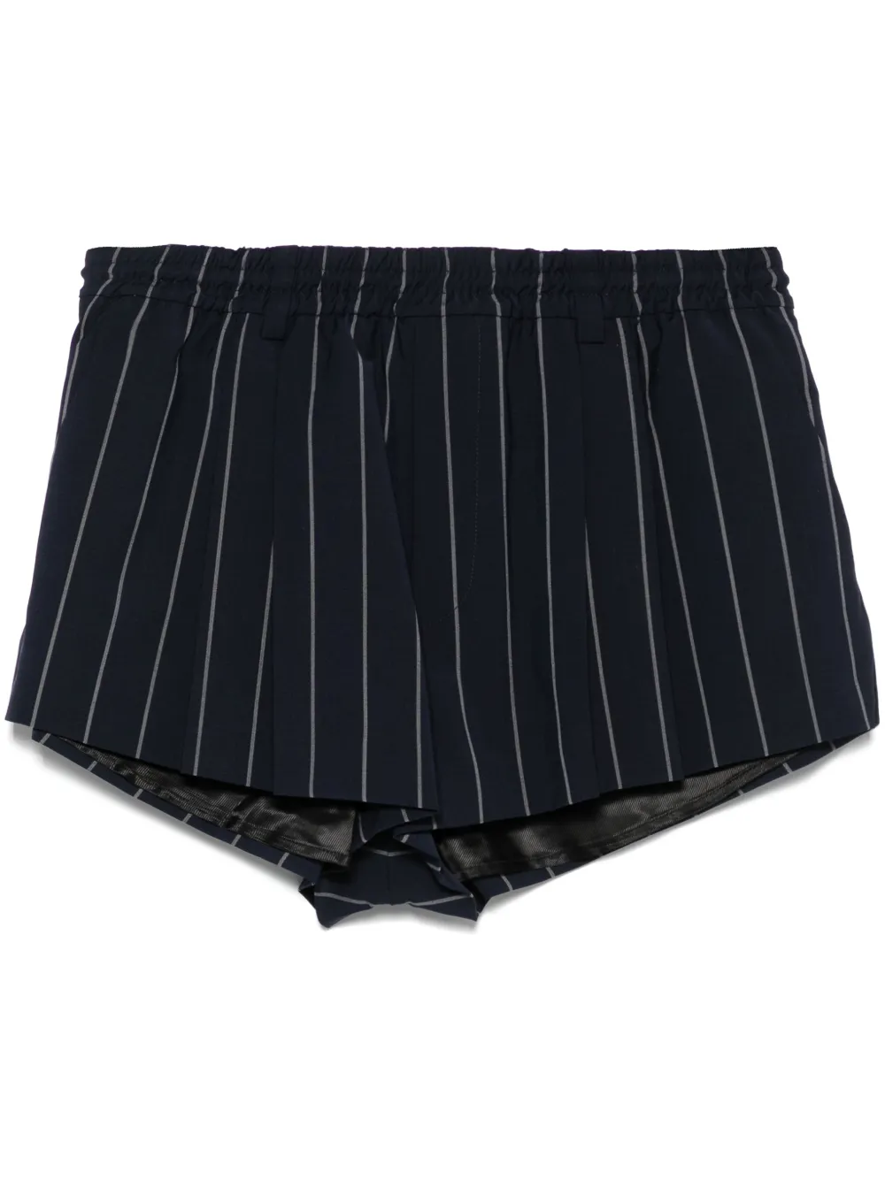 Alexander Wang Geplooide shorts Blauw