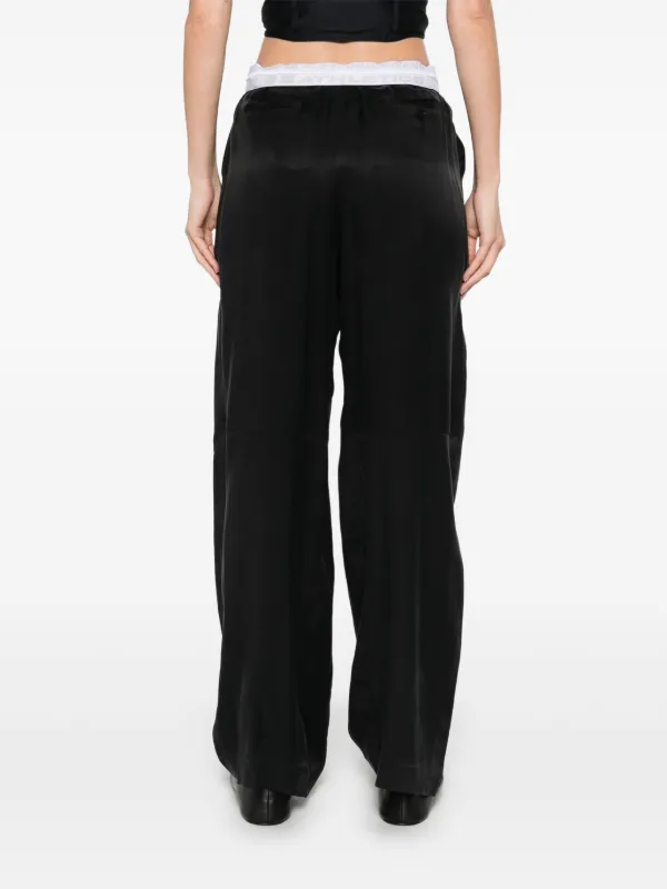 『Alexander Wang』ブラック プリーツ パンツ Alexander Wang プリーツ パンツ | ブラック | FARFETCH JP