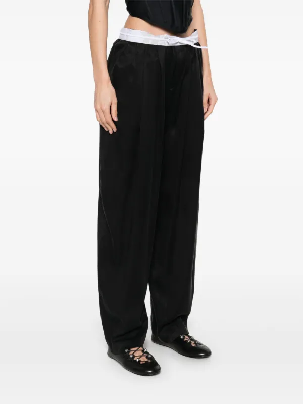 Alexander Wang ☆プリーツパンツ Alexander Wang プリーツ パンツ | ブラック | FARFETCH JP