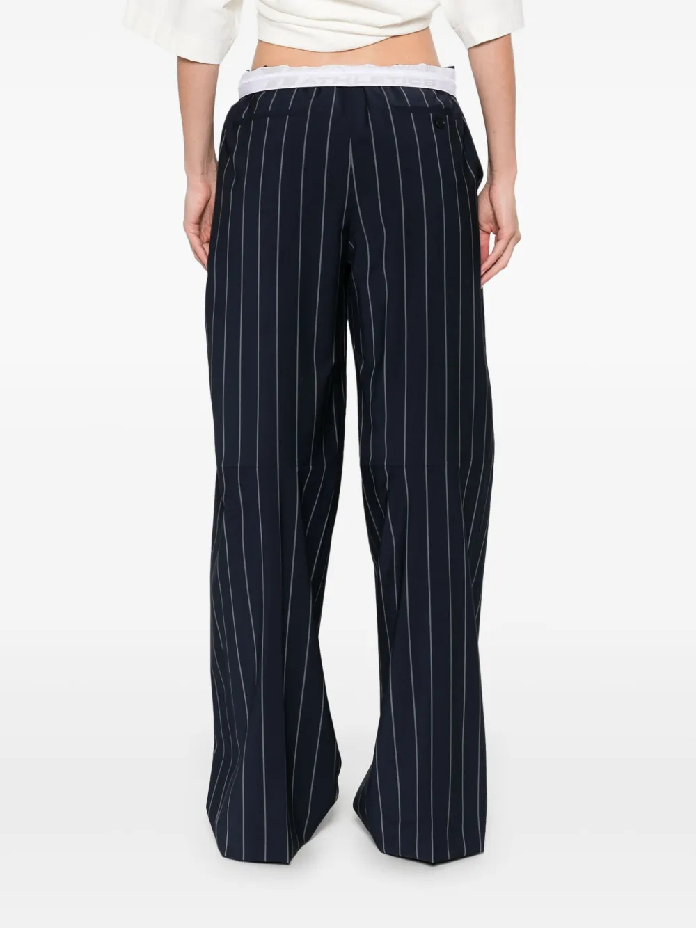 Alexander Wang Gestreepte broek Blauw