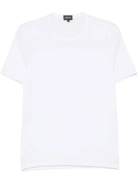 Zegna playera con cuello redondo