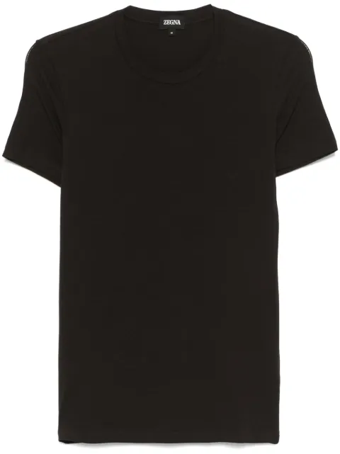 Zegna playera con cuello redondo