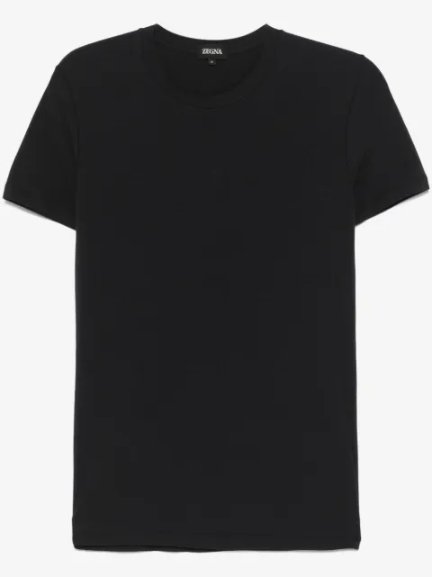 Zegna playera con cuello redondo