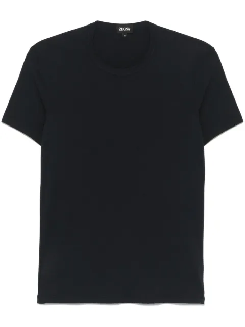 Zegna t-shirt à col ras de cou