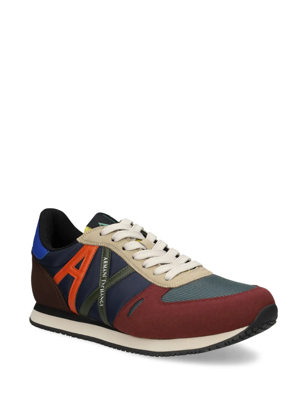 Armani Exchange colour-block sneakers Blue