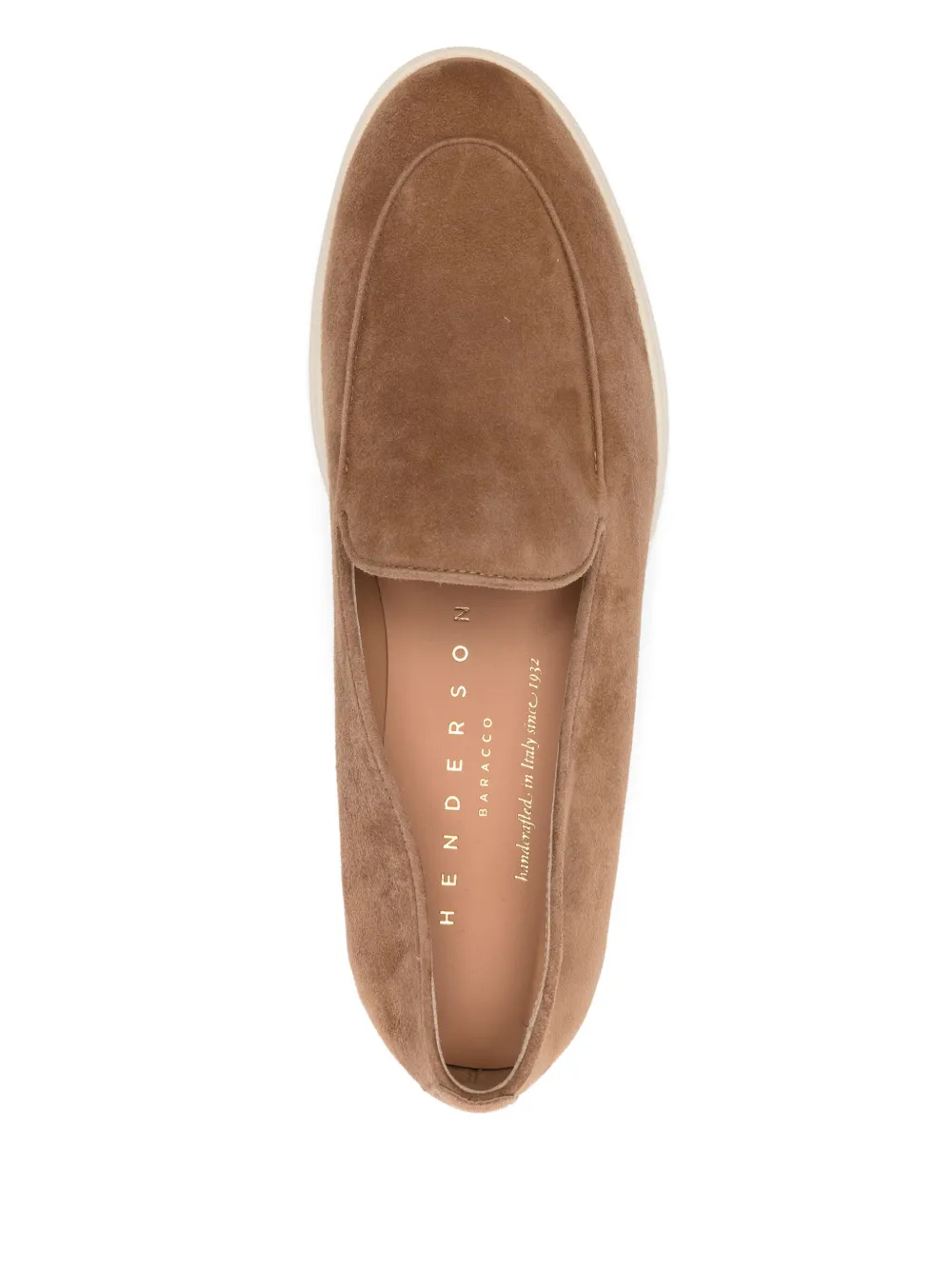 Henderson Baracco suede loafers Brown