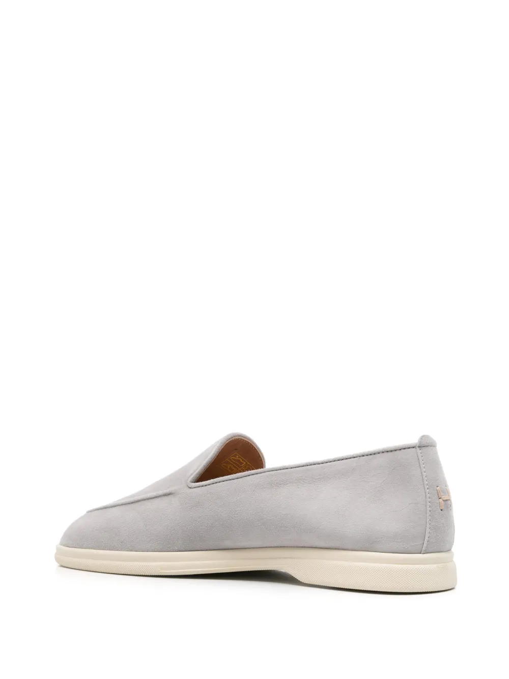 Henderson Baracco suede loafers Grey