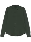 Add piqué-weave shirt - Green