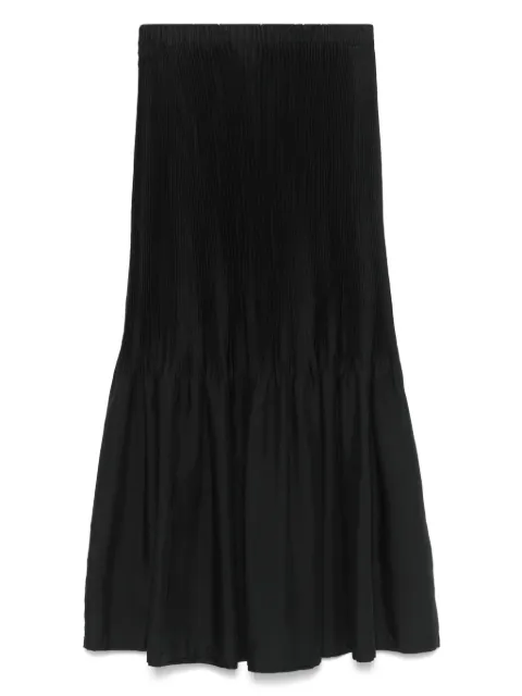 Issey Miyake Pre-Owned falda midi plisada 2000