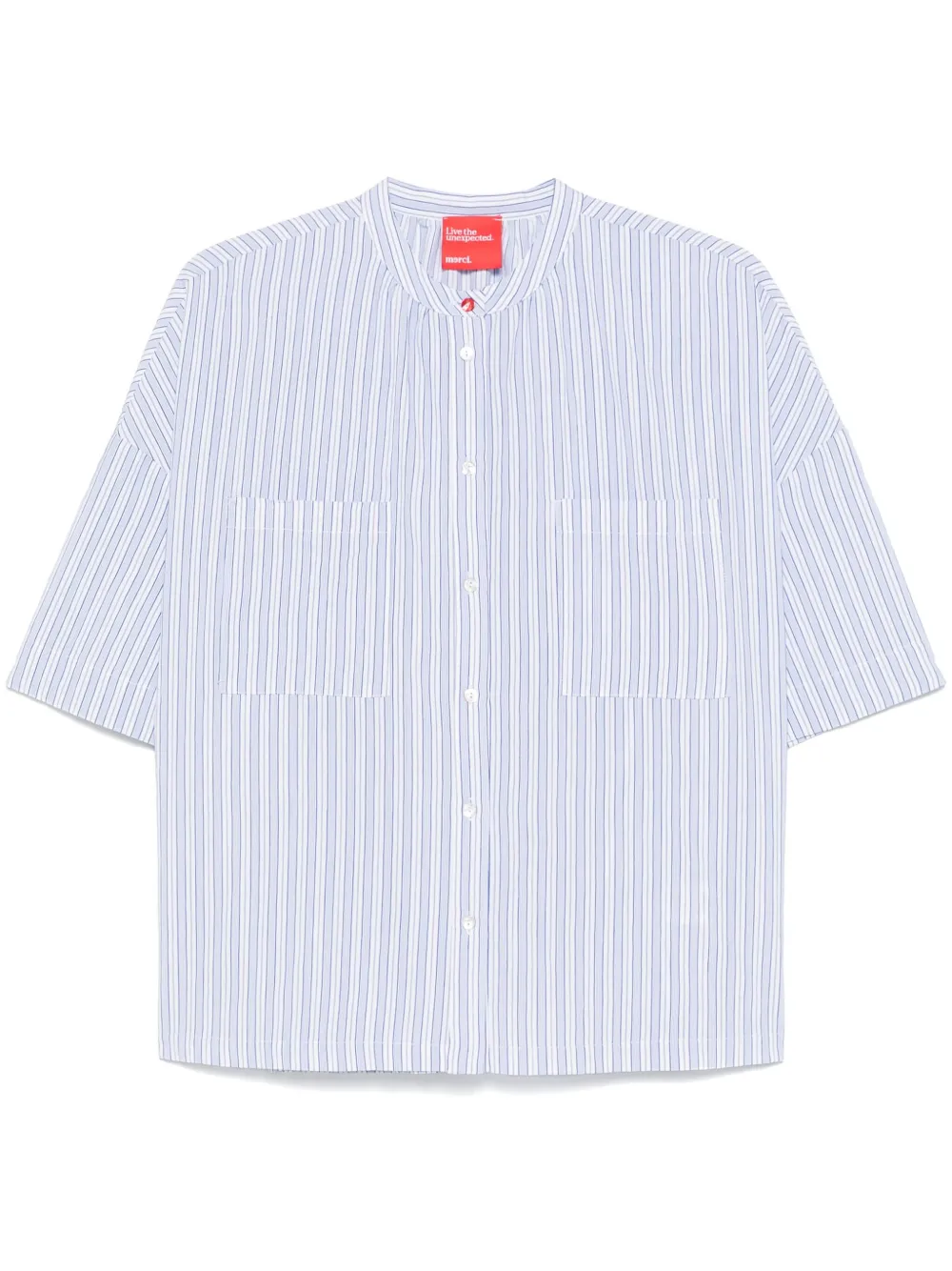 Merci camisa con rayas estampadas | azul | Image 1