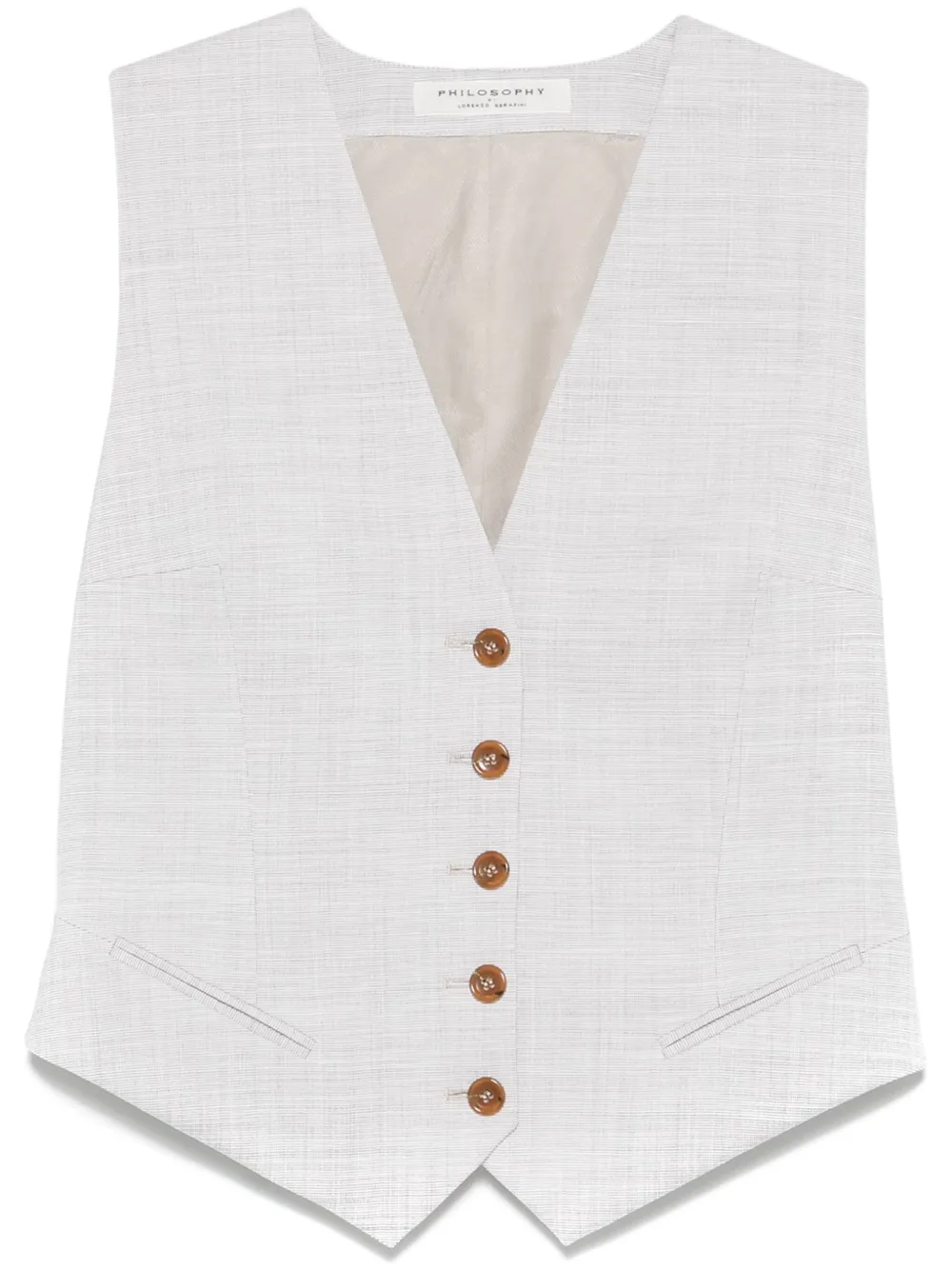 textured waistcoat