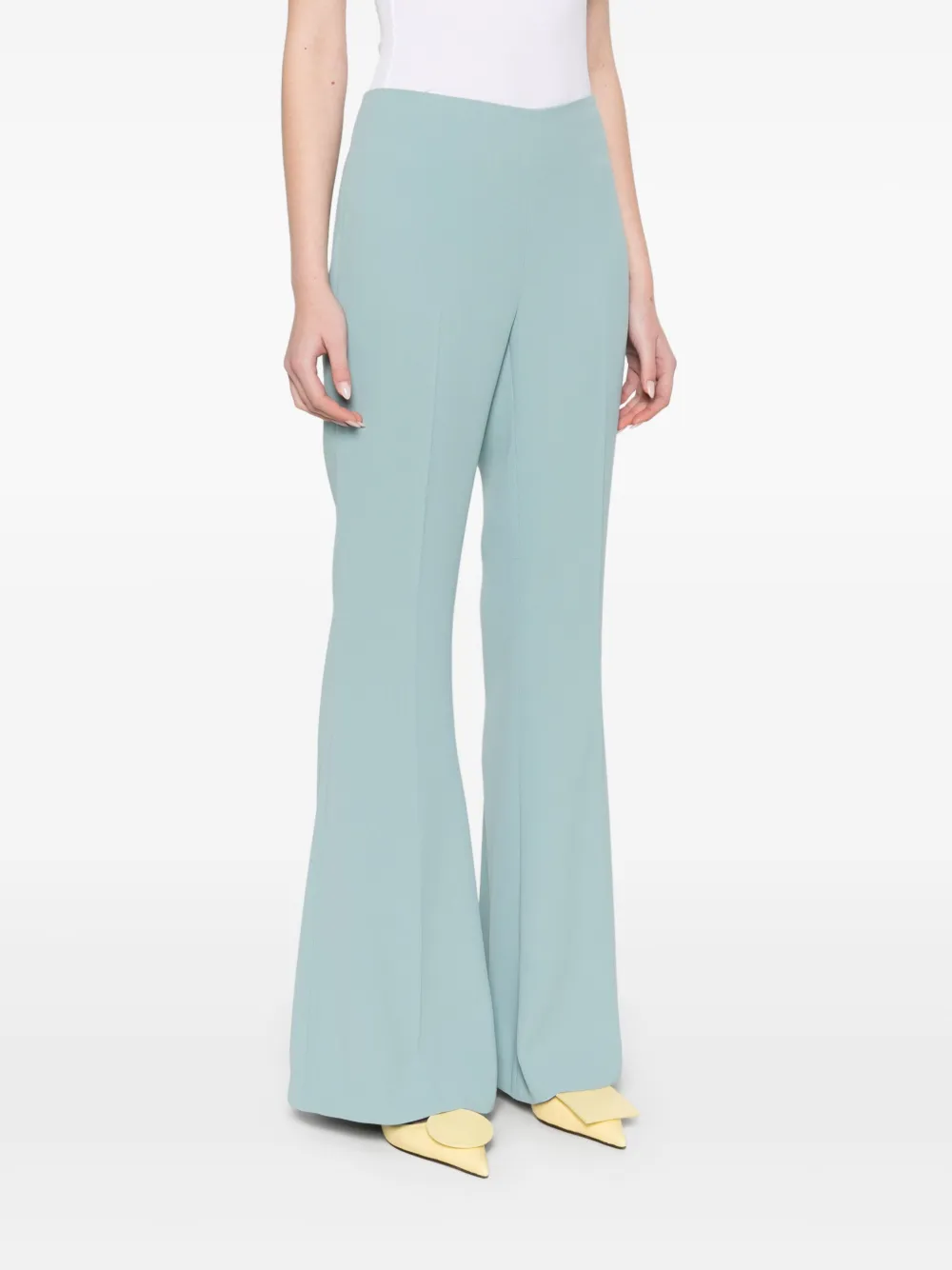 TWINSET Crêpe flared broek Blauw