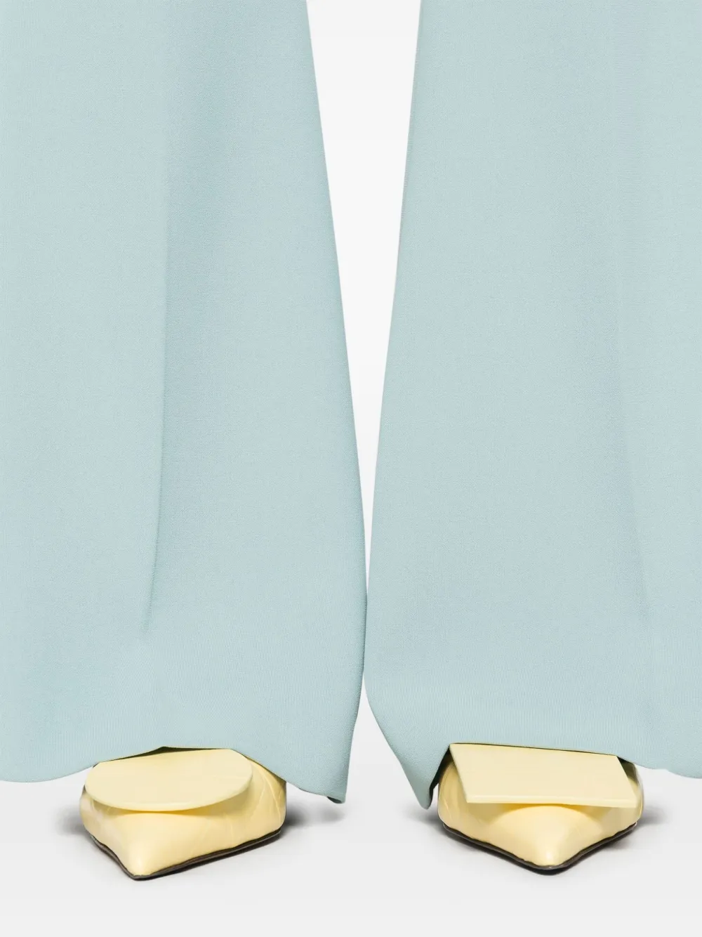 TWINSET Crêpe flared broek Blauw