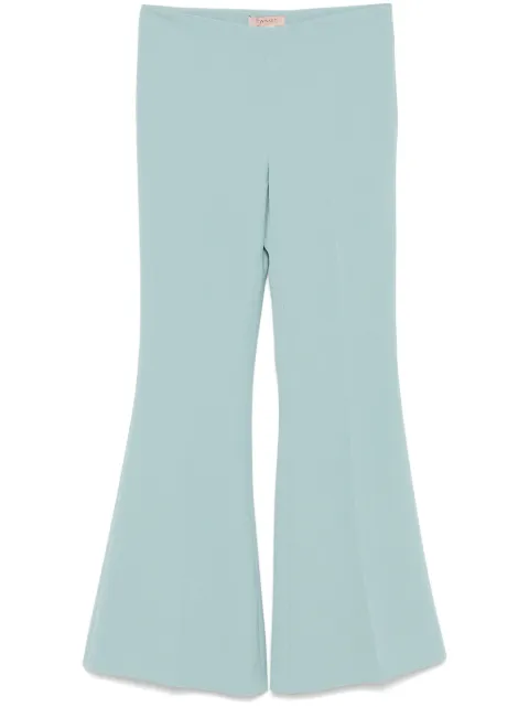 TWINSET crepe flared trousers