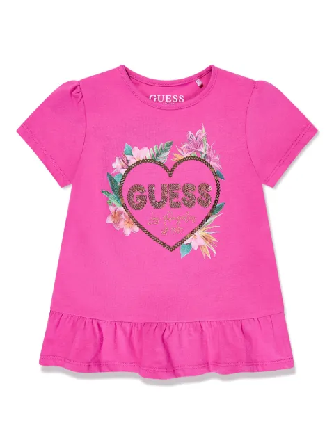 guess kids playera con logo y detalles