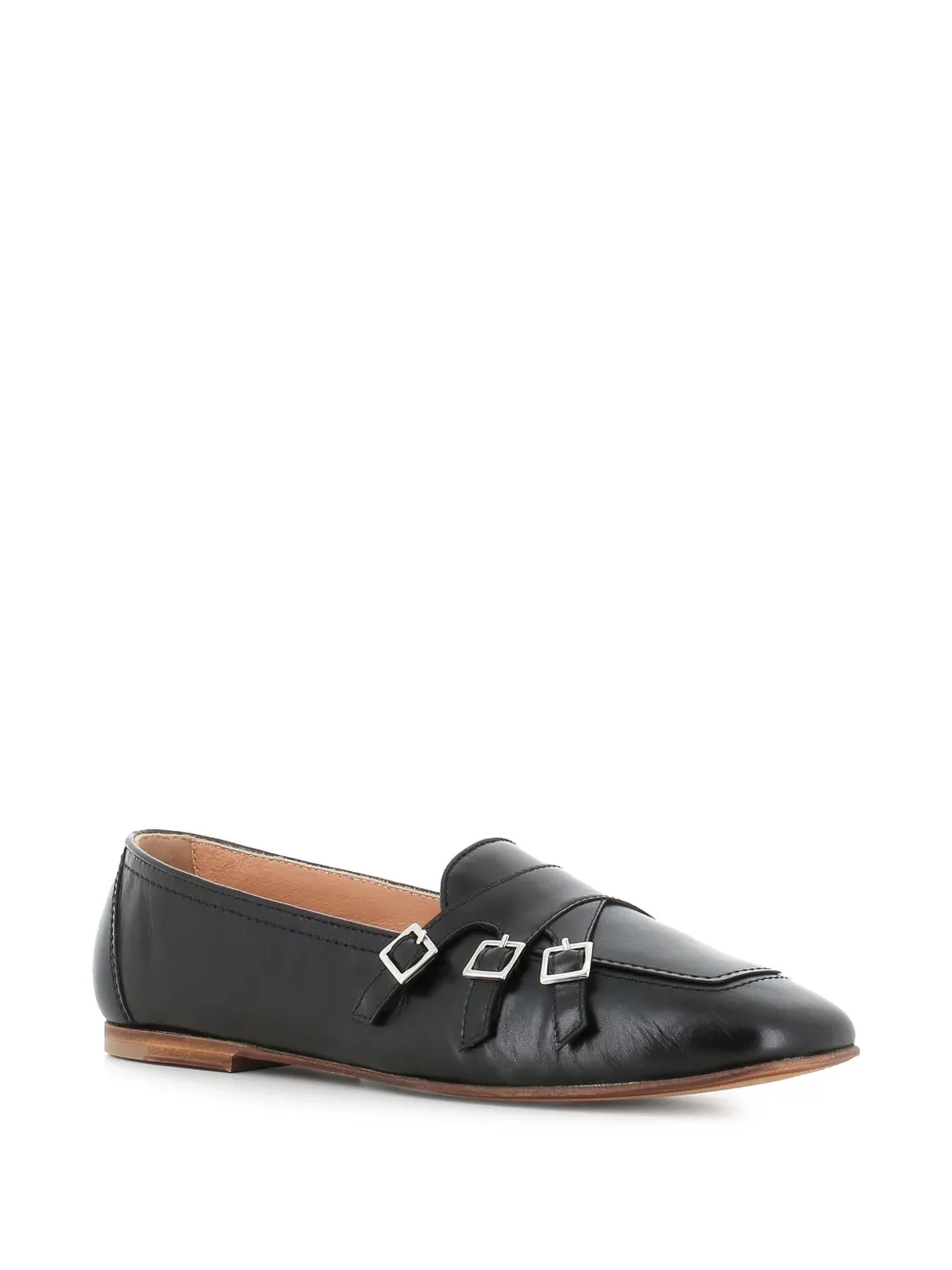 Henderson Baracco leather loafers - Zwart