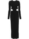 Amazuìn Tecla maxi dress - Black