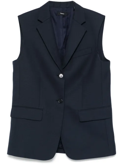 Gilet à revers crantés - Theory - Modalova