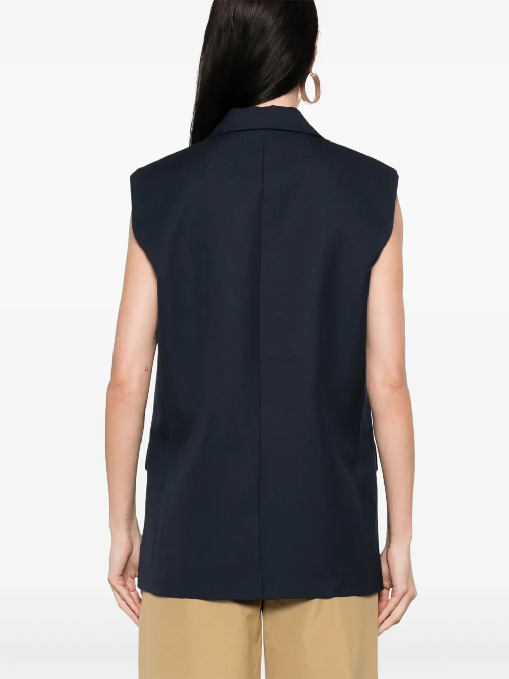 THEORY NOTCHED-LAPELS GILET 