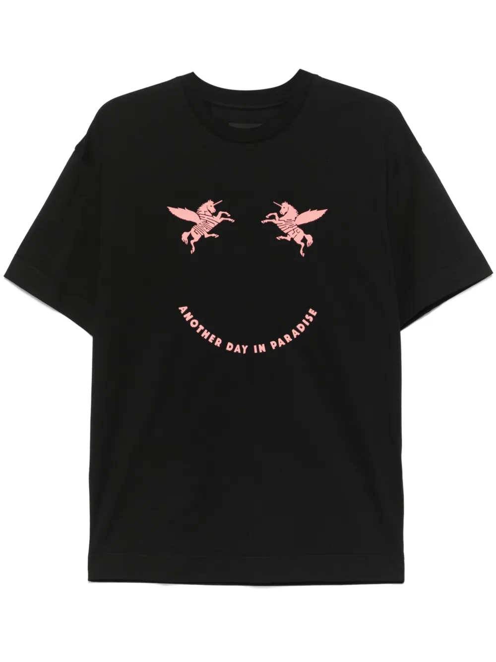 Givenchy Katoenen T-shirt met geborduurde eenhoorns Zwart