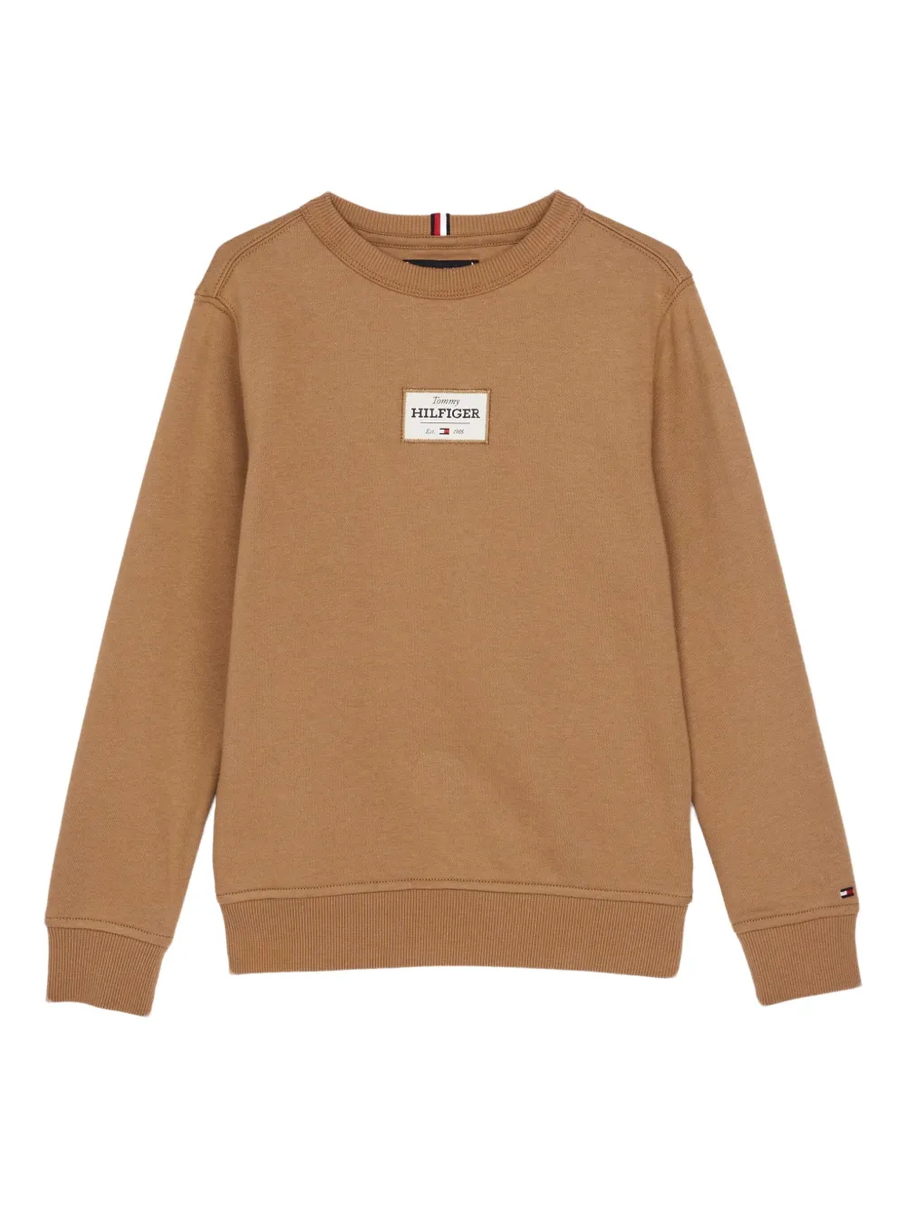 Tommy Hilfiger Junior sudadera con cuello redondo | marrón | Image 1