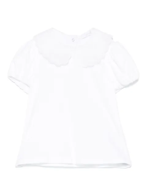 Miss Grant Kids Peter-Pan-collar T-shirt