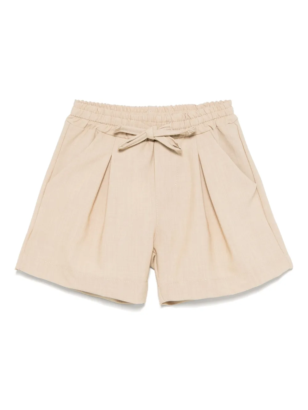 Miss Grant Kids ドローストリング ショートパンツ - ニュートラル Miss Grant Kids ドローストリング ショートパンツ - ニュートラル