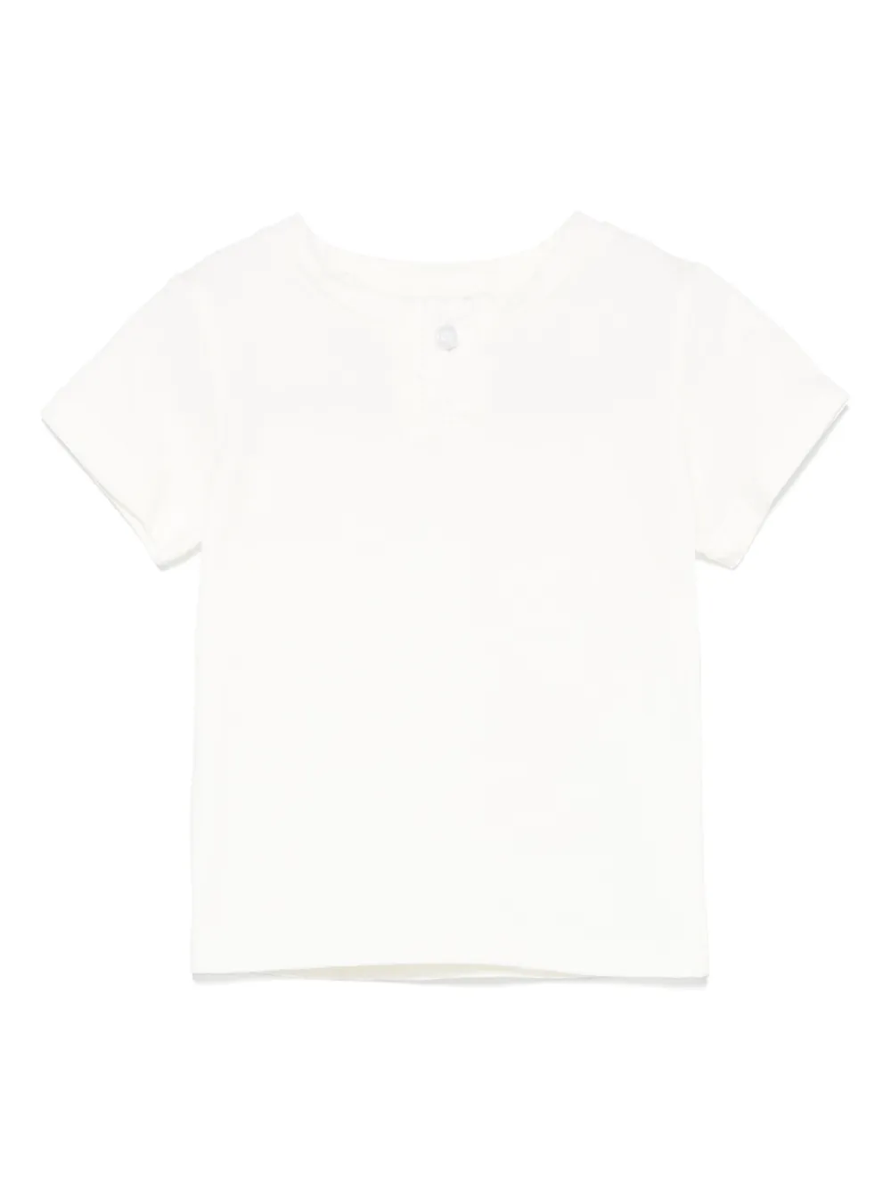 Miss Grant Kids ボタン Tシャツ - ホワイト Miss Grant Kids ボタン Tシャツ - ホワイト
