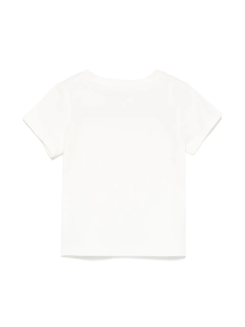 Miss Grant Kids T-shirt met knopen - Wit