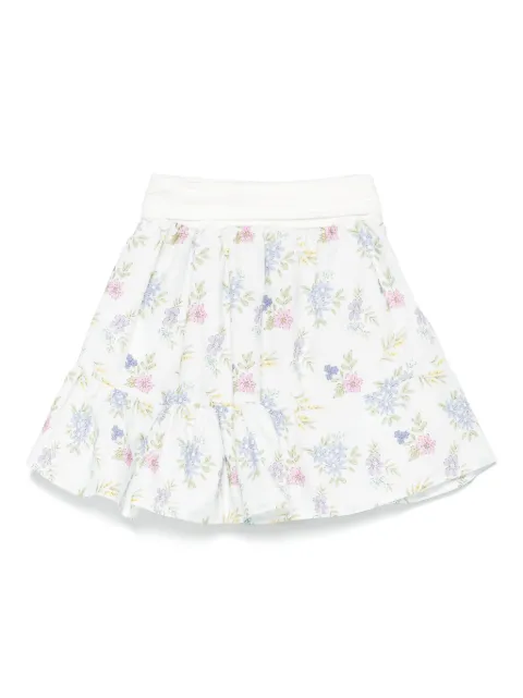 Miss Grant Kids floral-print skirt