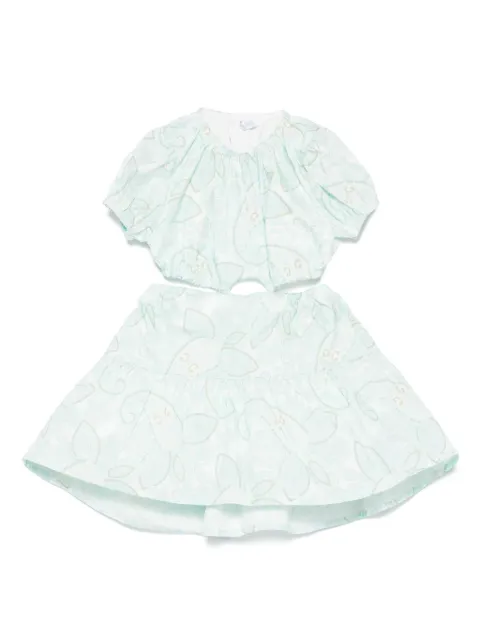 Miss Grant Kids paisley-print dress