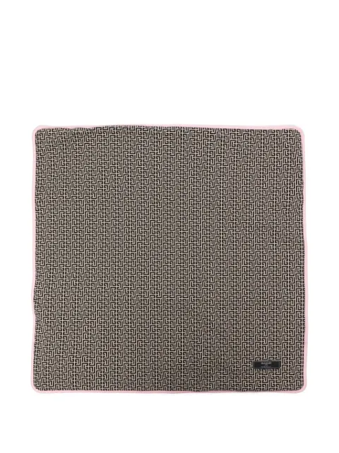 Balmain Kids Coberta com estampa de logo (80 cm)