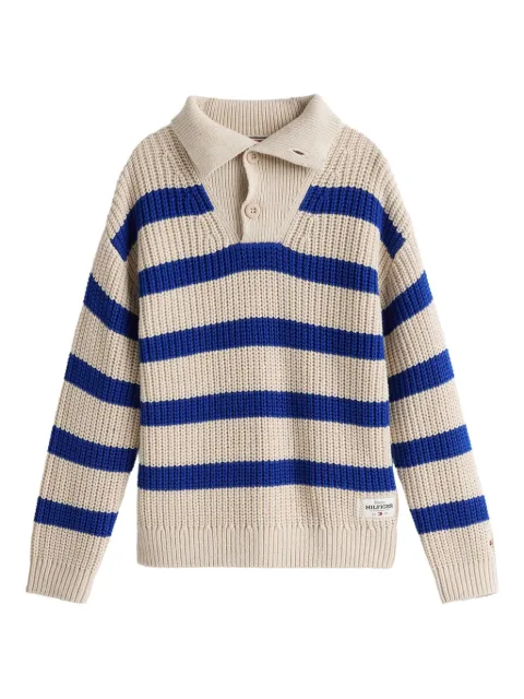 Tommy Hilfiger Junior cotton-blend polo shirt