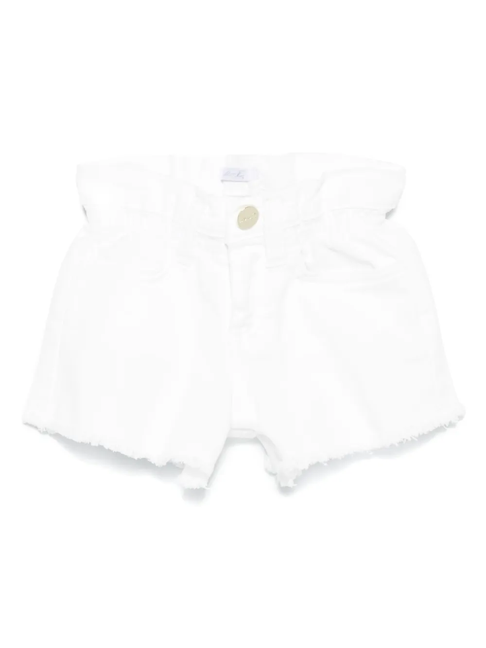 Miss Grant Kids デニムショーツ - ホワイト Miss Grant Kids デニムショーツ - ホワイト