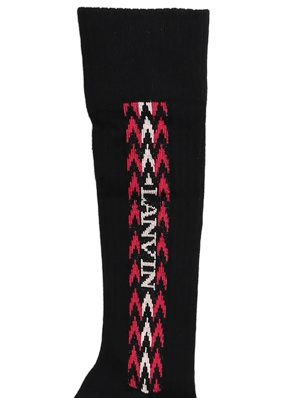 Lanvin Enfant Intarsia-logo Knitted Socks