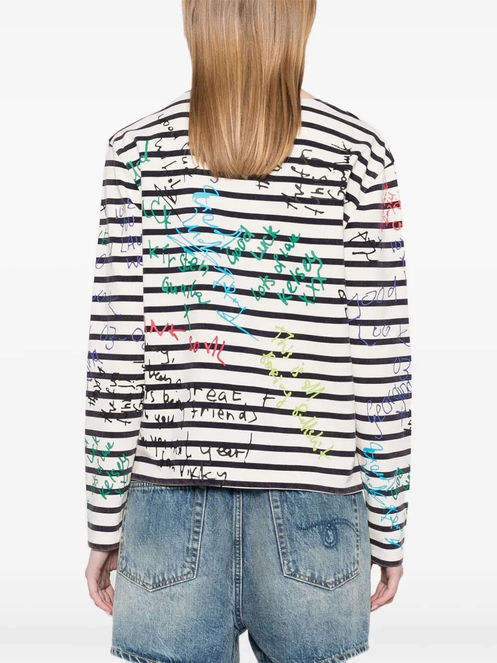 R13 End-of-the-year T-shirt In Neutrals