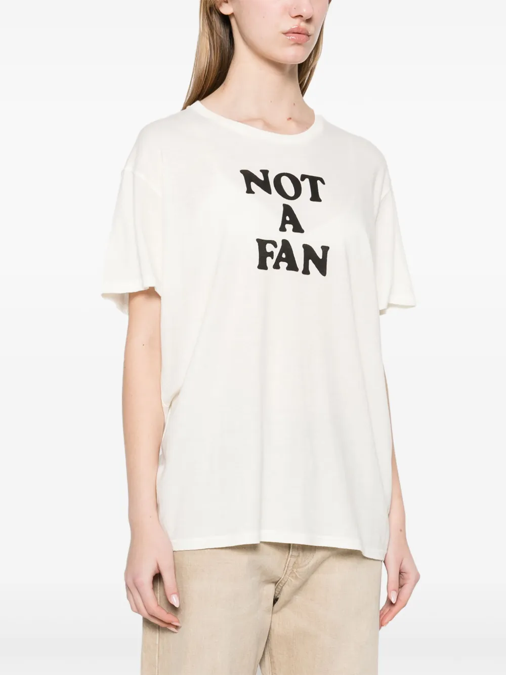 R13 Not A Fan T-shirt Wit