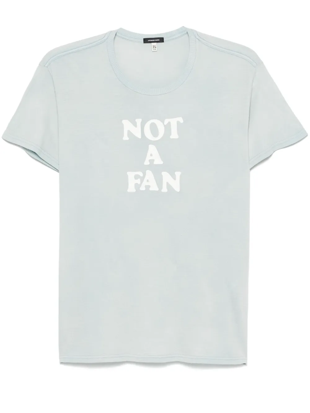 R13 Not A Fan T-shirt Blauw