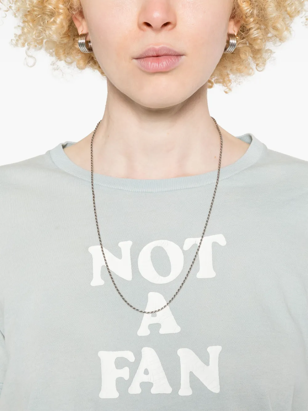 R13 Not A Fan T-shirt Blauw