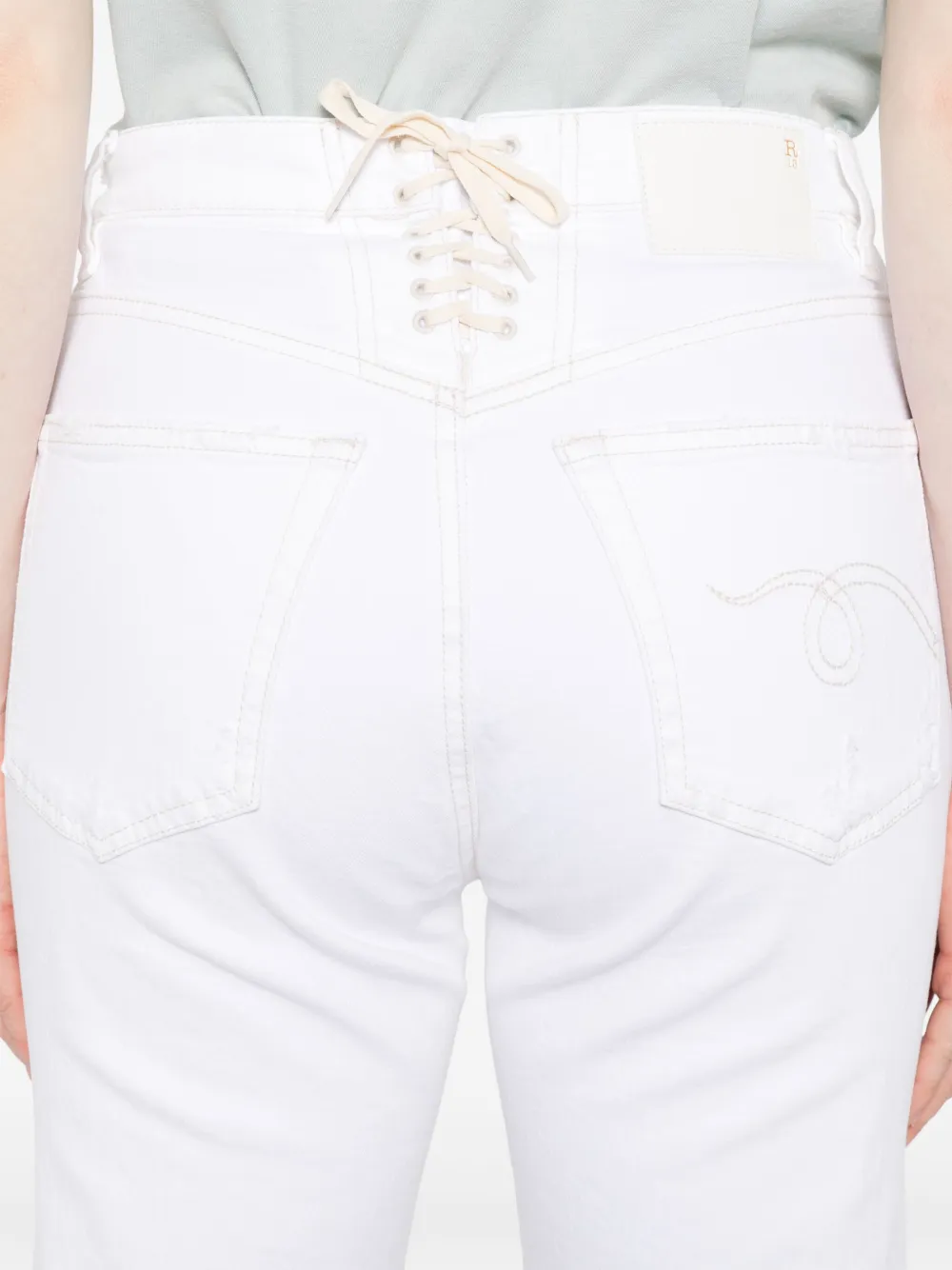 R13 Jane jeans Wit