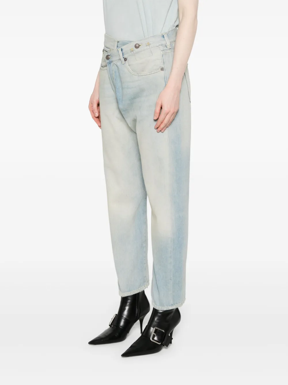 R13 Crossover jeans Blauw