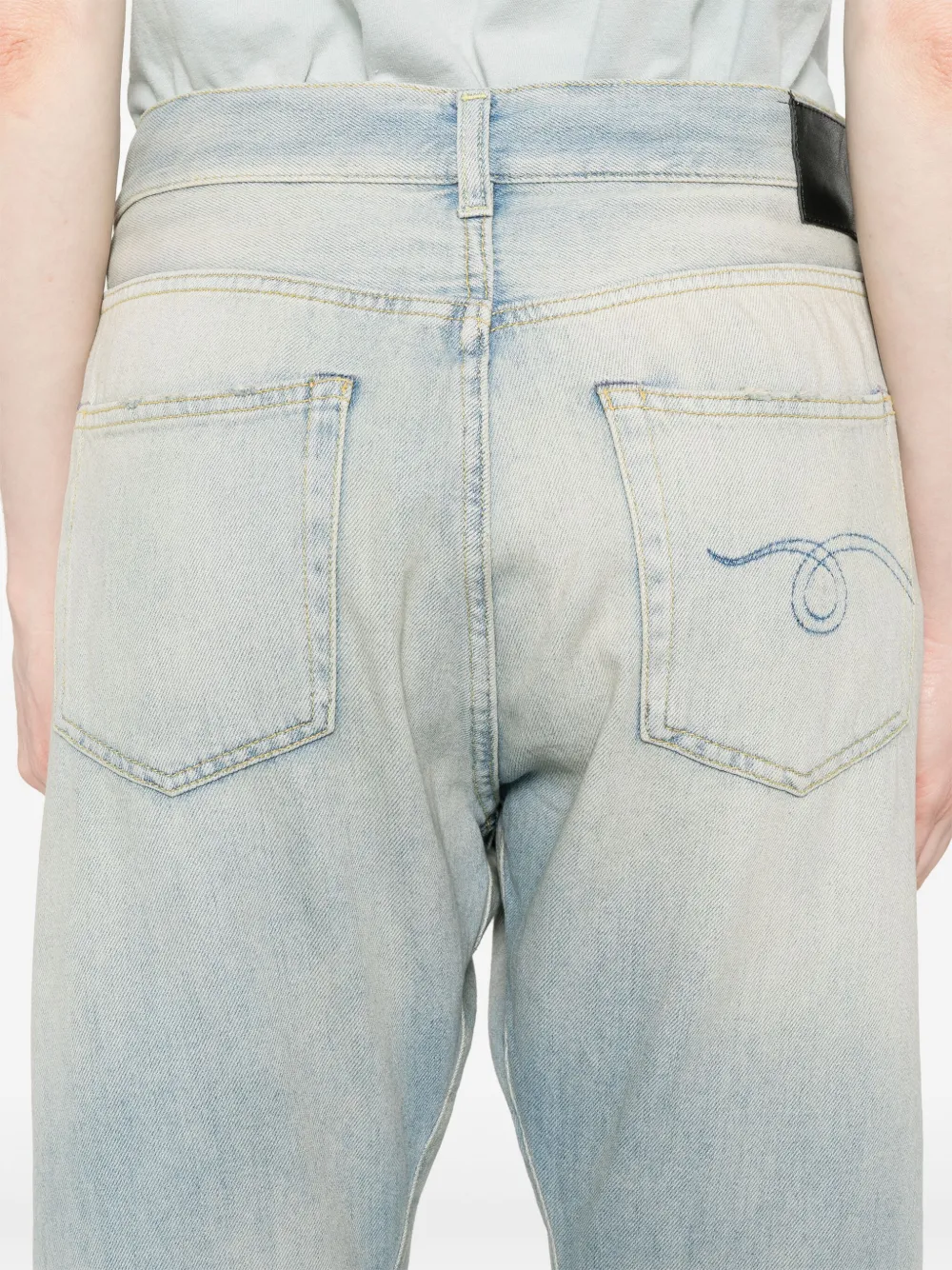 R13 Crossover jeans Blauw