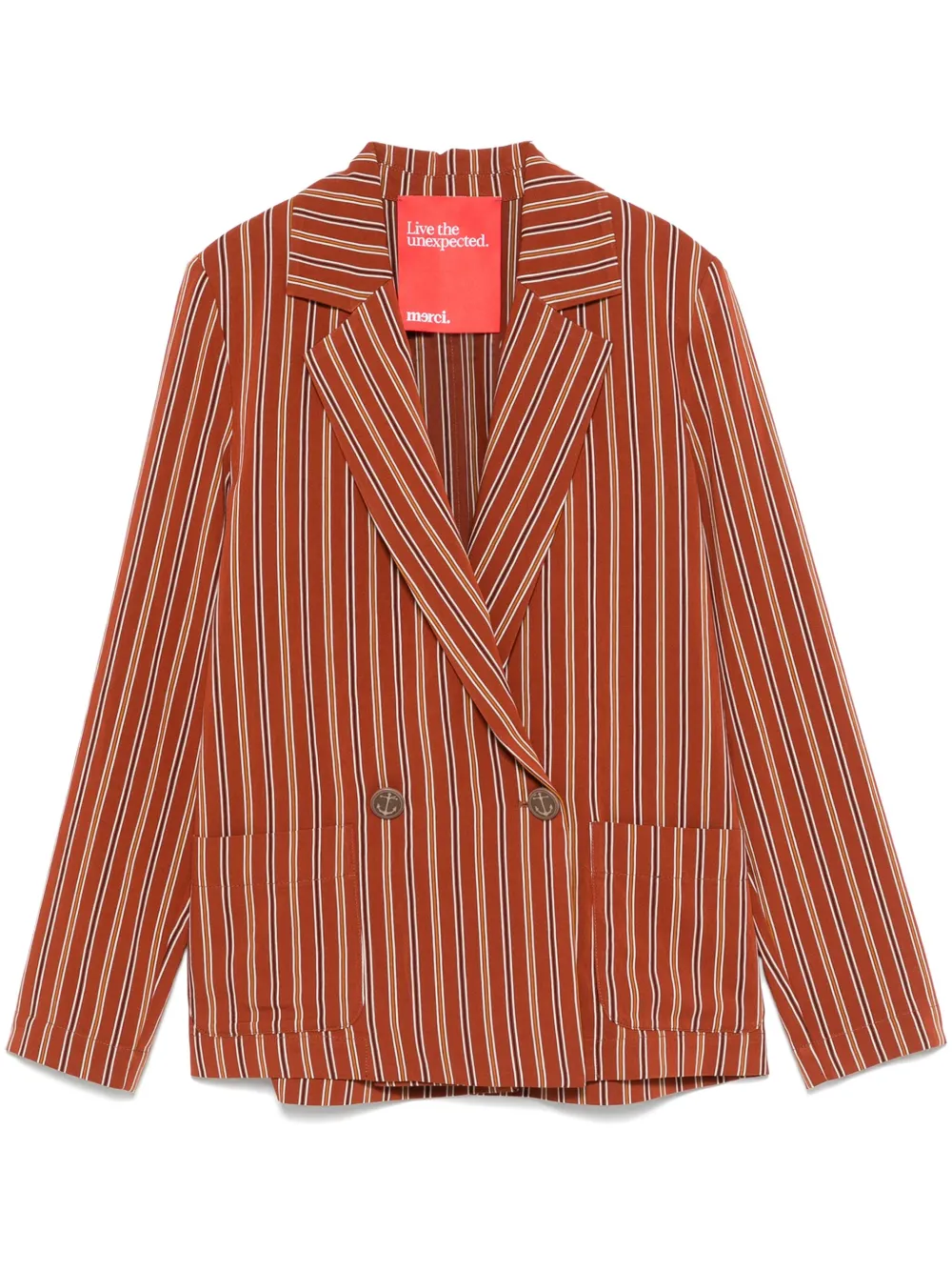 striped blazer