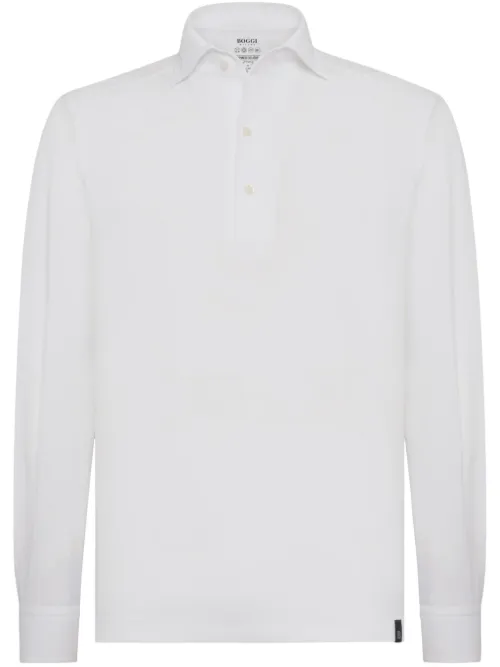 Boggi Milano polo Japanese - Blanc - Boggi Milano - Modalova