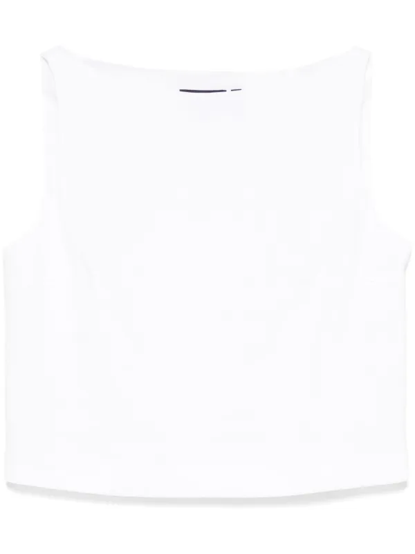 エンライトメント ENLIGHTENMENT COTTON BOAT NECK T （ホワイト） Cotton boat neck t-shirt - Women | MANGO Japan