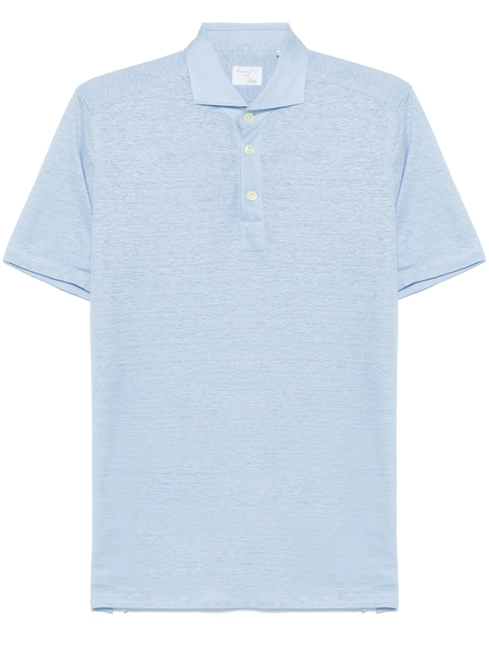 linen polo shirt